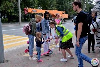 В Южно-Сахалинске «зебры» дополнили предостерегающими надписями, Фото: 5