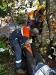 Спасатели на носилках вынесли из леса пострадавшую на Курилах туристку, Фото: 4