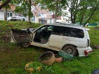 Несколько автомобилей протаранила пьяная автомобилистка в Корсакове, Фото: 5