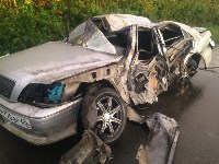 Toyota Crown Athlete разбился в Холмском районе, Фото: 5