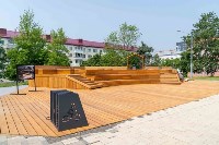 Новую зону отдыха получили южносахалинцы на месте бывшего торгового объекта, Фото: 5