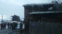 Пожар на улице Восточной в Южно-Сахалинске, Фото: 1