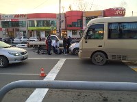 Велосипедистку сбил автомобиль на пешеходном переходе в Южно-Сахалинске, Фото: 10