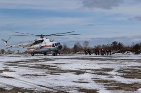 Спасатели Сахалина отработали действия при ликвидации последствий лесных пожаров и половодья, Фото: 9