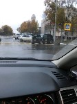 Кроссовер и седан столкнулись в Ногликах, Фото: 1