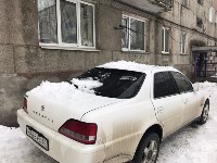 Снежная глыба разбила автомобиль в Южно-Сахалинске, Фото: 21