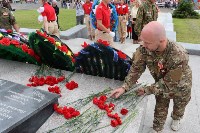 Митинг и реконструкция боёв августа 1945 года прошли в Холмском районе, Фото: 15