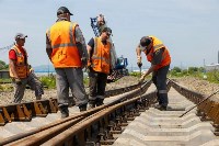 Железнодорожный разъезд строят в районе остановочного пункта Большая Елань на Сахалине, Фото: 3