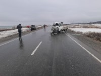 Тройное ДТП у Охотского: грузовик подбил два внедорожника, Фото: 5