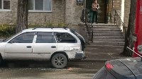Пожарный автомобиль и "Тойота Королла" столкнулись в Южно-Сахалинске, Фото: 7