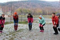 Первая тренировка "Клуба любителей бега" прошла в парке Южно-Сахалинска , Фото: 2
