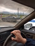 Toyota Mark II пробил дорожное ограждение в Южно-Сахалинске, Фото: 7
