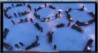 Флешмоб владельцев снегоходов в Ногликах, Фото: 6
