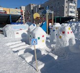 Потрясающий снежный городок в сахалинском детсаду, Фото: 1