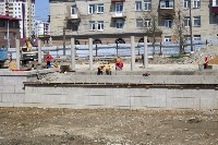 Второй этап реконструкции набережной реки Рогатки в Южно-Сахалинске завершат ко Дню города, Фото: 6
