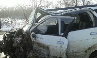 В перевернувшемся в Анивском районе Toyota Harrier пострадал пассажир, Фото: 2