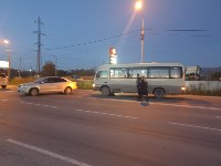 Очевидцев ДТП с участием автобуса и седана ищут в Южно-Сахалинске, Фото: 10