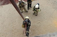 Пожарные Сахалина прошли через «паутину», «молот» и «темную комнату», Фото: 26