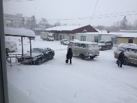 Медицинский УАЗ и Toyota Verossa столкнулись на территории Сахалинской областной больницы, Фото: 3