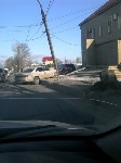 Автомобиль сбил столб, водитель скрылся, Фото: 3