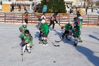 Мастер-класс для любителей хоккея прошел на площади Ленина в Южно-Сахалинске, Фото: 58