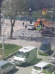 Грузовик протаранил легковушку в Южно-Сахалинске, Фото: 3