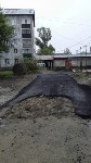 Строители торгового центра превратили двор в Южно-Сахалинске в склад для мусора, Фото: 5