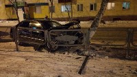 Два автомобиля врезались в деревья в Корсакове, Фото: 1