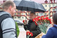Сахалинские боксёры возложили цветы к Вечному огню, Фото: 4