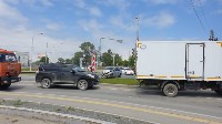 Три автомобиля столкнулись в Южно-Сахалинске, Фото: 1