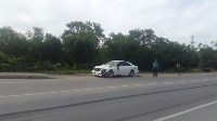 Toyota Crown сбила корову в районе свалки Южно-Сахалинска, Фото: 5