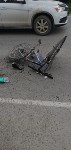 Внедорожник сбил велосипедиста и вылетел в кювет в районе Лугового, Фото: 3
