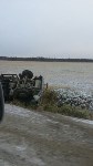 Грузовик с прицепом перевернулся на автодороге Южно-Сахалинск - Долинск, Фото: 2