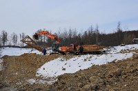 В Углегорске началось строительство лыжной базы, Фото: 1