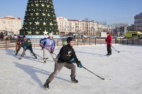 Мастер-класс для юных любителей хоккея прошел в Южно-Сахалинске, Фото: 7