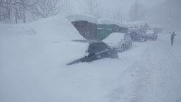 Циклон продолжает оказывать влияние на погоду в Южно-Сахалинске, Фото: 3