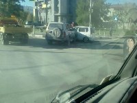 Внедорожник и малолитражка столкнулись на перекрестке в Южно-Сахалинске, Фото: 5