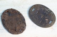 Японские смертные медальоны и знак артиллериста нашли сахалинские поисковики, Фото: 2