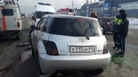 Subaru Forester и Toyota ist столкнулись в Южно-Сахалинске, Фото: 5
