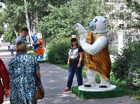 Пластиковых медведей установили на Коммунистическом проспекте в Южно-Сахалинске, Фото: 9