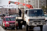 Улицы Южно-Сахалинска начали очищать от неправильно припаркованных автомобилей, Фото: 3