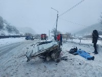 Мужчина и женщина погибли при ДТП на въезде в Невельск, Фото: 6