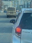 Водитель проскочил ж/д переезд на запрещающий сигнал в Холмске, Фото: 2
