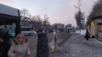 Кроссовер, седан и три пассажирских автобуса столкнулись в Южно-Сахалинске, Фото: 2