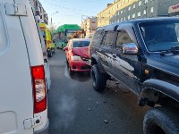 ДТП в Южно-Сахалинске утром 28 февраля, Фото: 1