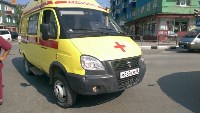Машина скорой помощи попала в ДТП в Южно-Сахалинске, Фото: 17