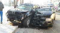 Две "Тойоты" столкнулись утром 6 февраля в Южно-Сахалинске, Фото: 3