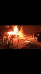 Пассажирский автобус сгорел на окраине Южно-Сахалинска, Фото: 1