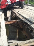 Старый мост в Чехове провалился под тяжестью пожарной машины, Фото: 9
