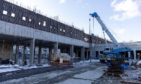 Губернатор Валерий Лимаренко проинспектировал строительство кампуса СахалинТех, Фото: 4